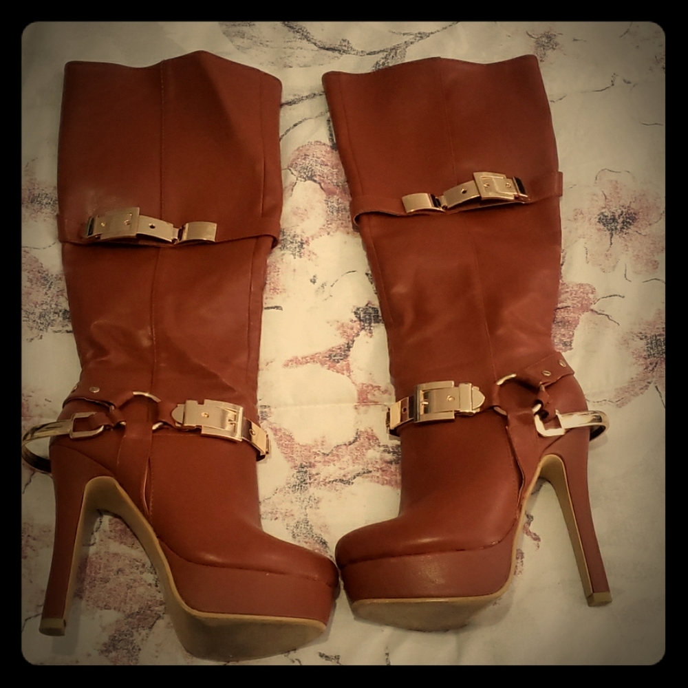 Paperfox Tamika Coniac high heel boots